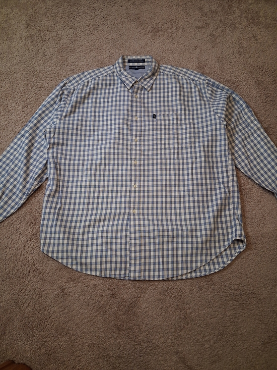 Tommy Hilfiger Other - Tommy Hilfiger Classic Blue and White Check Button-Down Shirt